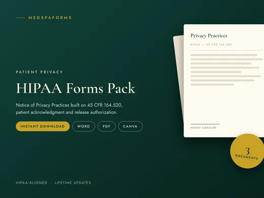 HIPAA Forms Pack