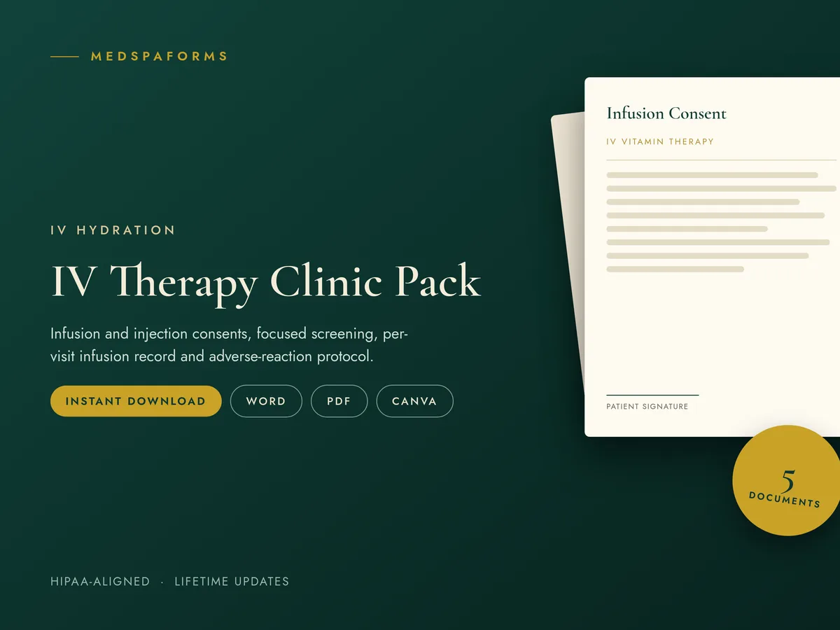 IV Therapy Clinic Pack
